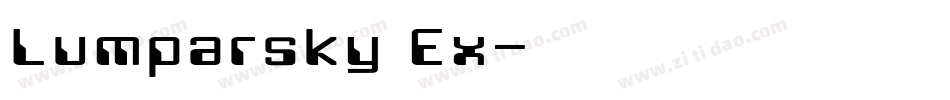 Lumparsky Ex字体转换